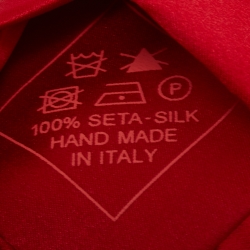 Pre Owned Brioni Red Silk Classic Tie