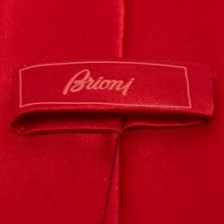 Pre Owned Brioni Red Silk Classic Tie