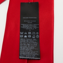 Pre Owned Brioni Red Silk Classic Tie