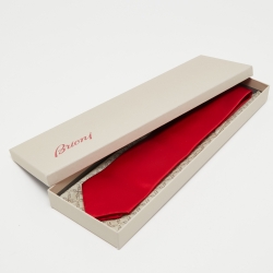 Pre Owned Brioni Red Silk Classic Tie