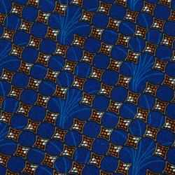 مملوكة مسبقًا Brioni Navy Blue Printed Silk Tie