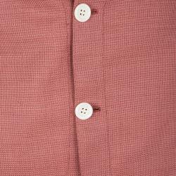 Brioni Red Textured Wool regular Fit Jardigan Jacket L