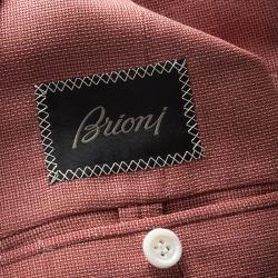 Brioni Red Textured Wool regular Fit Jardigan Jacket L