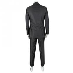 Brioni Grey Wool and Silk Blend Regular Fit Suit M