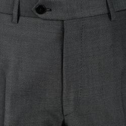 Brioni Grey Wool and Silk Blend Regular Fit Suit M