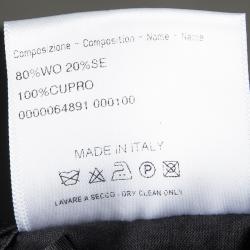 Brioni Grey Wool and Silk Blend Regular Fit Suit M