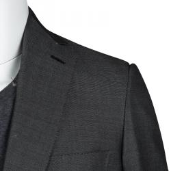 Brioni Grey Wool and Silk Blend Regular Fit Suit M