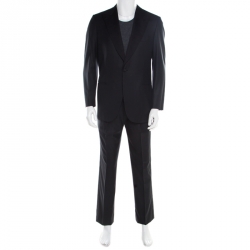 Brioni Black Super 160s Wool Quirinale Tuxedo Suit M