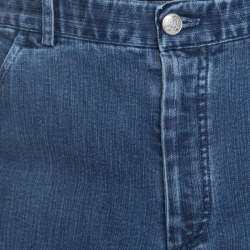 Brioni Indigo Washed Denim Marmolada Straight Jeans L