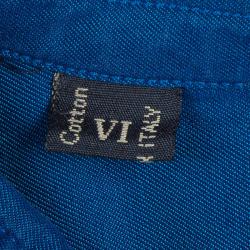 Pre Owned Brioni Men's Blue Cotton Shirt XL