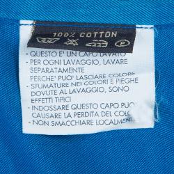 Pre Owned Brioni Men's Blue Cotton Shirt XL