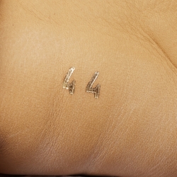 Pre Owned Brunello Cucinelli White Leather Low Top Sneakers Size 44