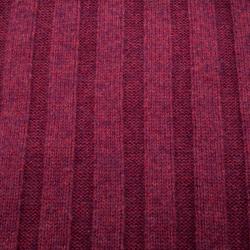 Pre Owned Brunello Cucinelli Pink & Grey Trim Knit Cashmere Scarf