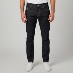 مملوكة مسبقًا Brunello Cucinelli Dark Blue Denim Leisure Fit Jeans L/Waist 35"