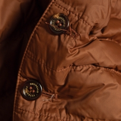 Pre Owned Brunello Cucinelli Brown Synthetic Quilted Puffer Vest L