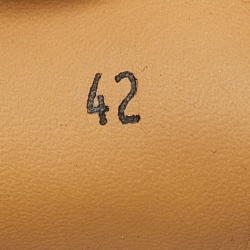 Pre Owned Brunello Cucinelli Brown Leather Penny Slip On Loafers Size 42