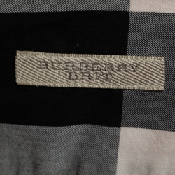 Pre Owned Burberry Brit Mustard Yellow Checked Cotton Button Down Shirt S