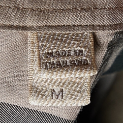 Pre Owned Burberry Brit Brown Checked Cotton Shirt M