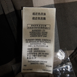 Pre Owned Burberry Brit Brown Checked Cotton Shirt M