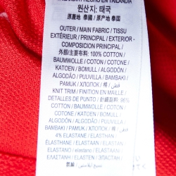 Burberry London Red Logo Cotton Pique Polo T-Shirt XL