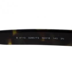 Pre Owned Burberry Tortoise Frame 4113 Polarised Men's Sunglasses