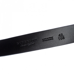 مملوكة مسبقًا حزام بربري إبزيم أليكس جلد أزرق 105 سم