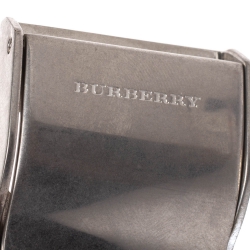 Pre Owned Burberry Blue Canvas Zach Webbing Belt 90CM