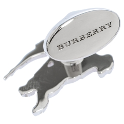 Burberry Equestrian Knight Silver Tone Cufflinks