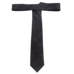Pre Owned Burberry Black Silk Tie