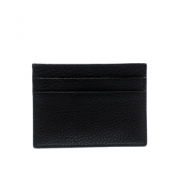 Burberry Black Leather Card Holder