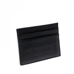Burberry Black Leather Card Holder