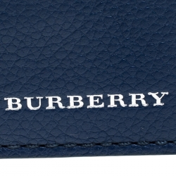 Burberry Blue Leather Card Case