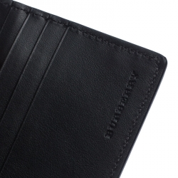 Burberry Multicolor Graffiti Print Check Leather Bifold Wallet