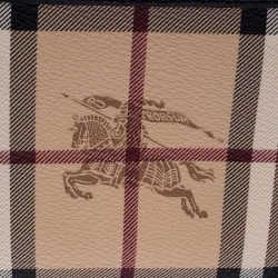 Burberry Black/Beige Haymarket Check Bifold Wallet