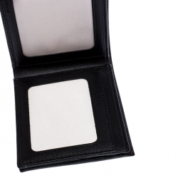 Burberry Black/Beige Haymarket Check Bifold Wallet