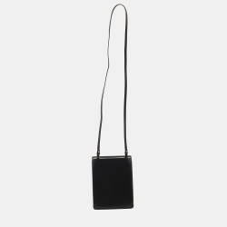 Burberry Black Leather Grace Messenger Bag