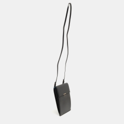 Burberry Black Leather Grace Messenger Bag