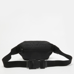 Pre Owned Burberry Black/Beige House Check Nylon Sonny Belt Bag