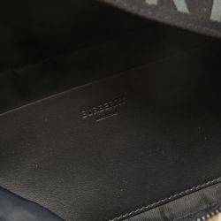 Pre Owned Burberry Black/Beige House Check Nylon Sonny Belt Bag