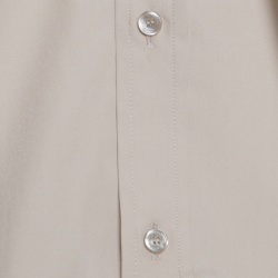 Pre Owned Burberry London Beige Stretch Cotton Button Front Modern Fit Shirt L