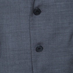 Burberry London Grey Melange Wool Tailored Suit XXL