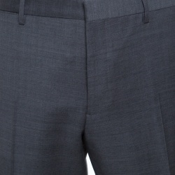 Burberry London Grey Melange Wool Tailored Suit XXL