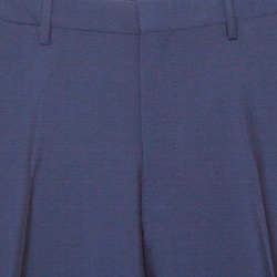 Pre Owned Burberry London Navy Blue Wool and Mohair Tailored Suit S