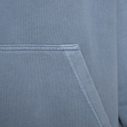 Burberry Dusty Blue Overdyed Kangaroo Pocket Leeford Sweatshirt L