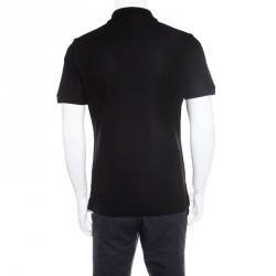 Pre Owned تي شيرت بربري هانينغ فورد تريكو خلية النحل أسود XL