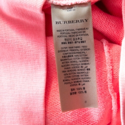 مملوكة مسبقًا Burberry Bright Neon Clement Scribbled Logo Print Rennie Sweatshirt M