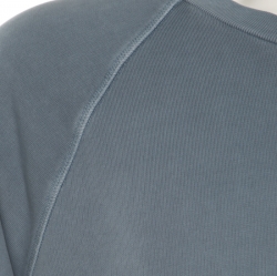 Pre Owned سويت شيرت بربري ليفورد بجيب كنغر صبغة أزرق هادئ L