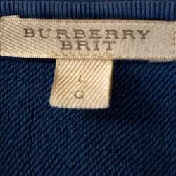 Burberry Brit Light Blue Faded Cotton Sweatshirt L