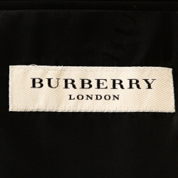 Pre Owned Burberry Black Wool Contemporary Fit Milbury Suit S