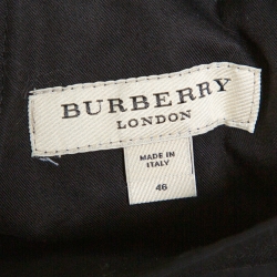Pre Owned Burberry Black Wool Millbank Tailored Trousers S 